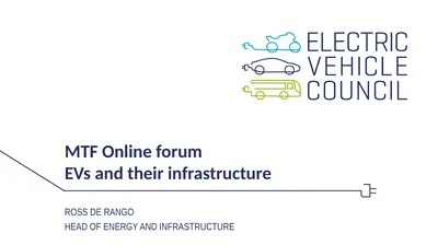 MTF Online forum EVs and their infrastructure ross