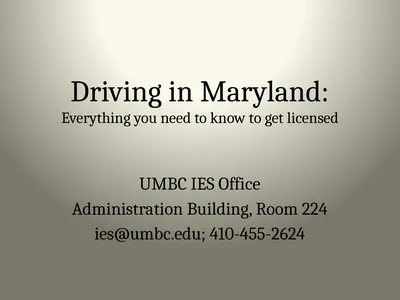 Driving in Maryland: Everything you need to know