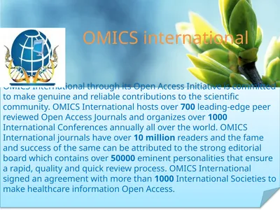 OMICS international Contact us at:
