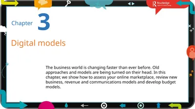 1 3 Chapter Digital models The business world is