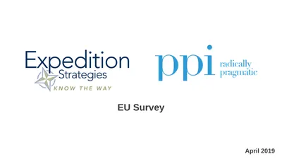 EU Survey April 2019 Methodology Conducted by