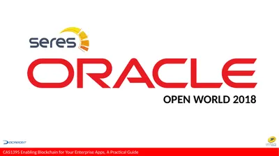 OPEN WORLD 2018 CAS1395 Enabling Blockchain for