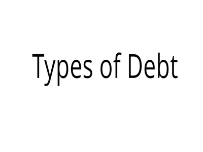 Types of Debt Bond Basics The problem large