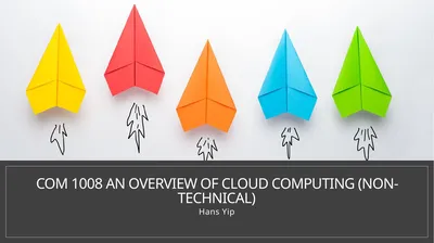 Com 1008 an overview of cloud computing