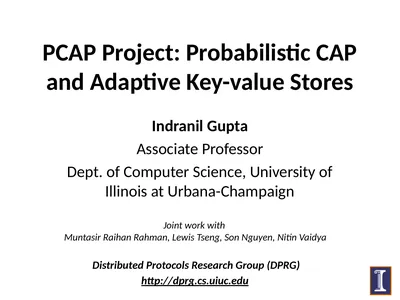 PCAP Project: Probabilistic CAP and Adaptive