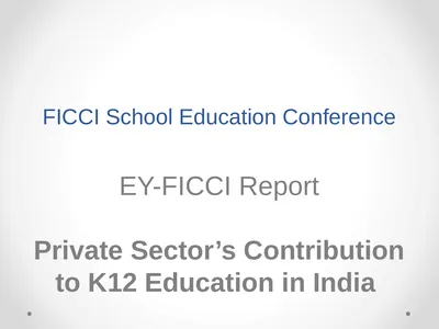 FICCI School Education Conference EY-FICCI Report