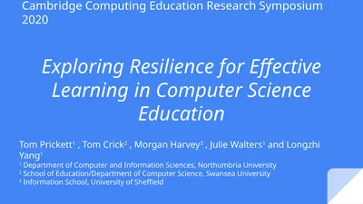 Cambridge Computing Education Research Symposium
