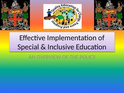 Effective Implementation of Special & Inclusive