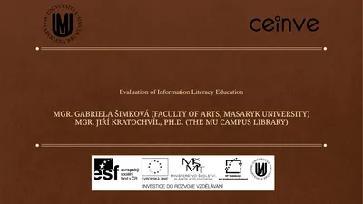 Evaluation of Information Literacy Education Mgr.