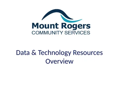 Data & Technology Resources Overview Table of