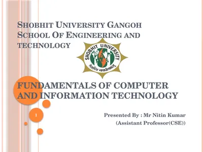 Shobhit University Gangoh School Of Engineering