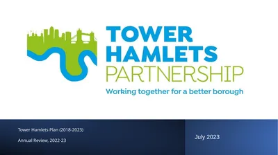 Tower Hamlets Plan (2018-2023) Annual Review,