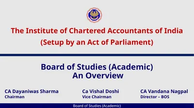 Board of Studies (Academic) An Overview The