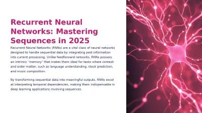 Recurrent-Neural-Networks-Mastering-Sequences-in