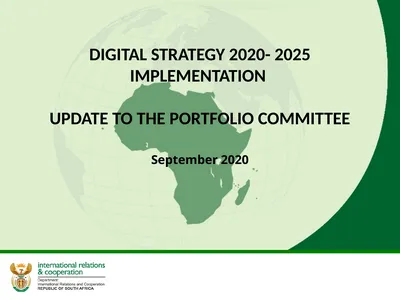DIGITAL STRATEGY 2020- 2025 IMPLEMENTATION UPDATE