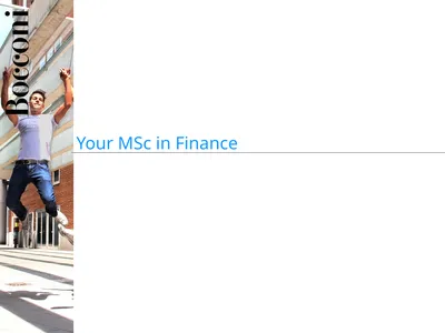 Your MSc in Finance CFA Program Partnership
