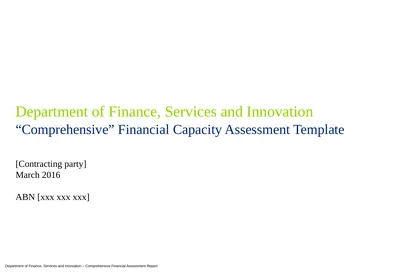 Department of Finance, Services and Innovation