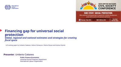Financing gap for universal social protection
