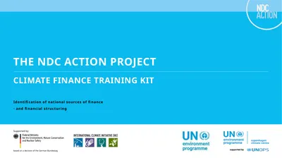 The NDC Action Project Climate Finance Training