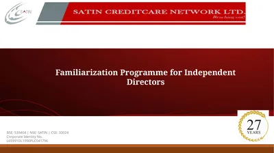 Familiarization Programme for Independent