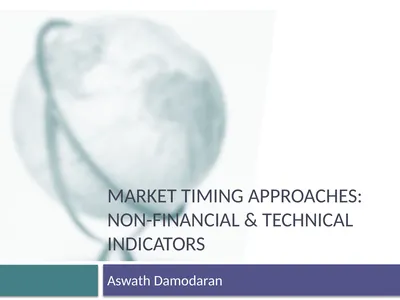 Market Timing Approaches: Non-financial &