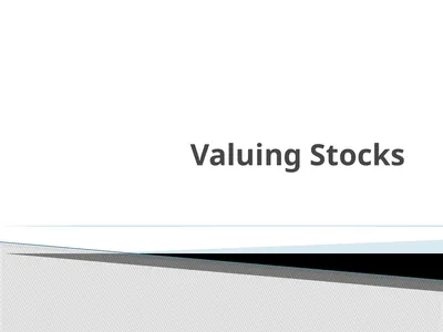Valuing Stocks 3M is expected to pay paid