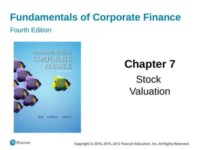 Fundamentals of Corporate Finance Fourth Edition