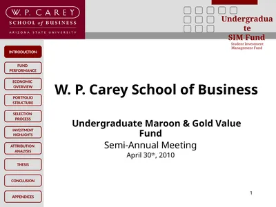 W. P. Carey School of Business Undergraduate