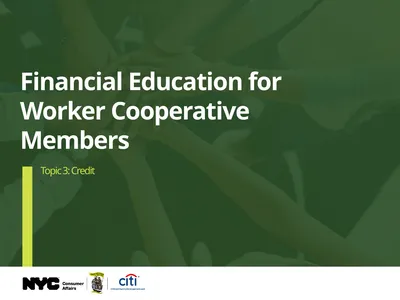 Financial Education for Worker Cooperative Members