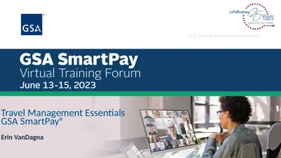 Travel Management Essentials GSA SmartPay® Erin