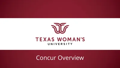 Concur Overview Overview What is Concur? Travel