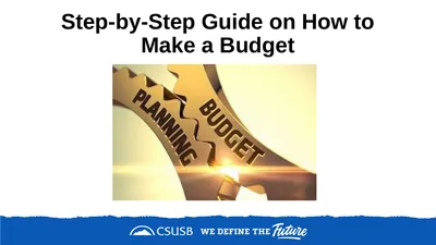 Step-by-Step Guide on How to Make a Budget Budget