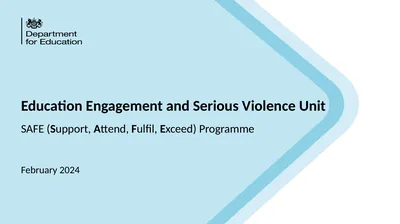 Education Engagement and Serious Violence Unit
