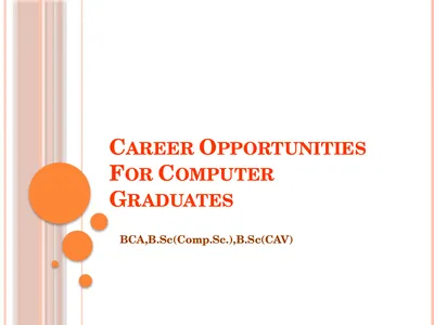 Career Opportunities For Computer Graduates