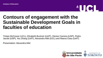 Institute of Education Contours of engagement with