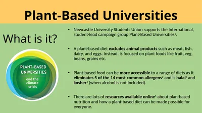 Plant-Based Universities Newcastle University
