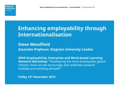Enhancing employability through