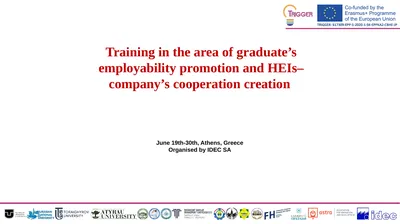 Training in the area of graduate’s employability