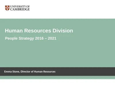 Human Resources division Emma Stone, Director of