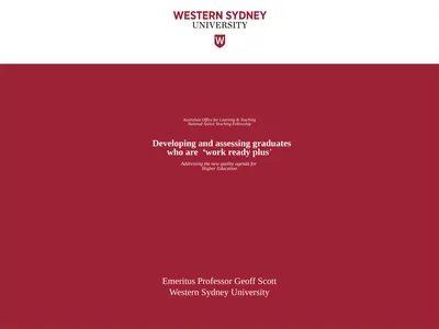 Australian Office for Learning & Teaching National