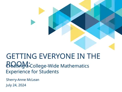 Creating a College-Wide Mathematics Experience for