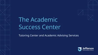 The Academic Success Center Tutoring Center and
