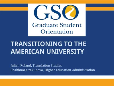 Transitioning to the american university Julien