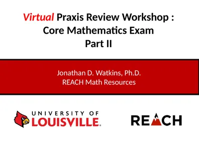 Virtual Praxis Review Workshop : Core Mathematics