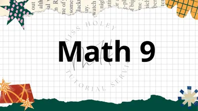 Math 9 Properties of Parallelograms Properties of