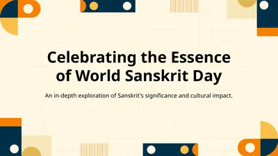 Celebrating the Essence of World Sanskrit Day An