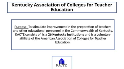 Kentucky Association of Colleges for Teacher