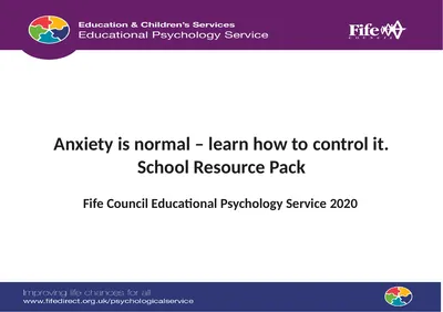 Anxiety is normal – learn how to control it.