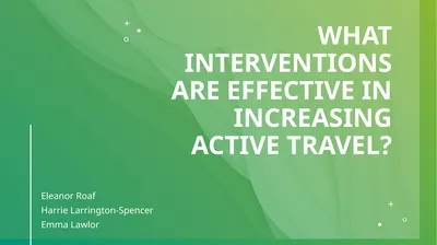 What interventions are effective in increasing