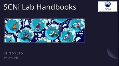 SCNi Lab Handbooks Peirson Lab 27th June 2023 SCNi
